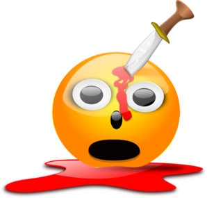 http://www.clker.com/clipart-stabbed-smiley.html